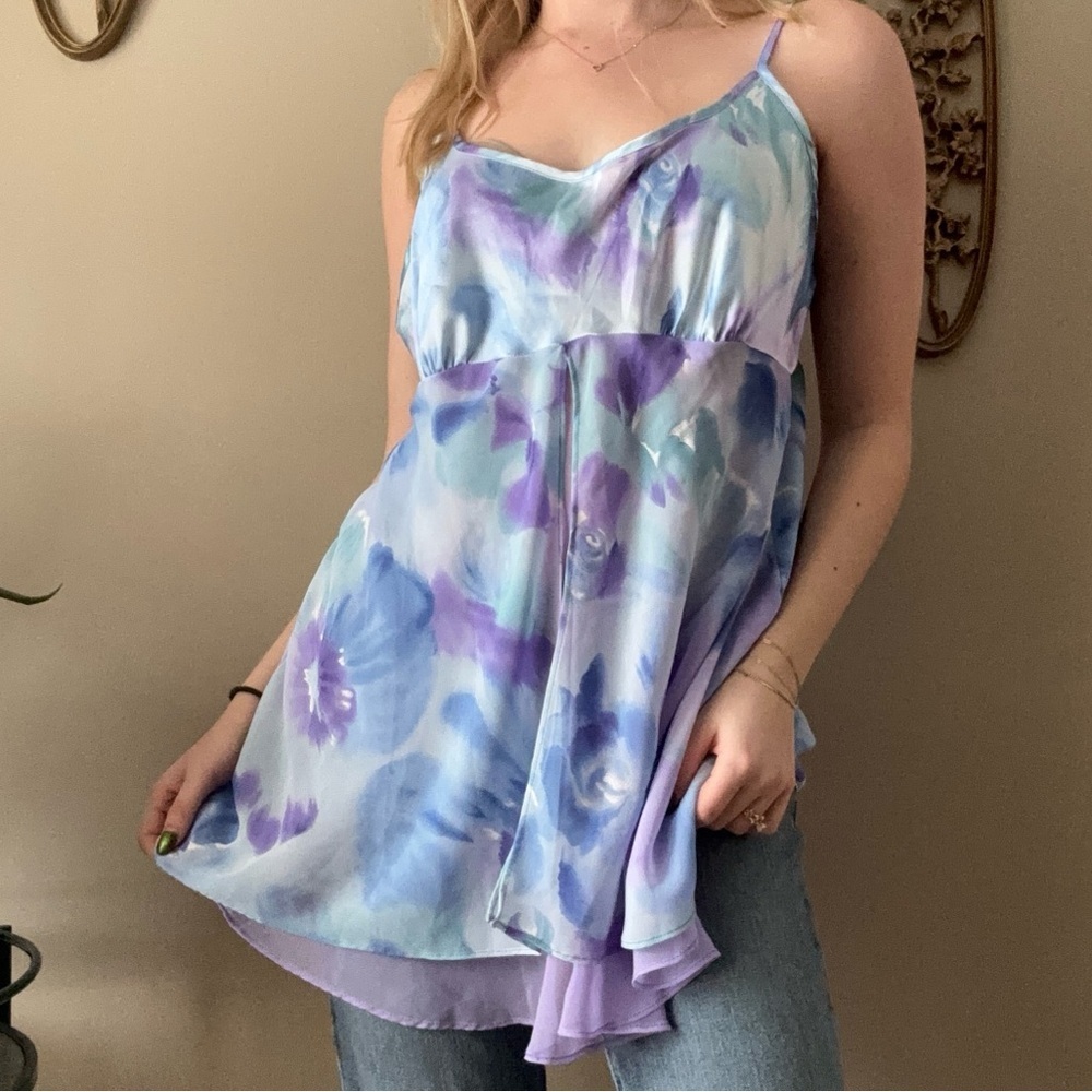 California Dynasty Sheer and Silky Tank Top - Picture 7 of 9